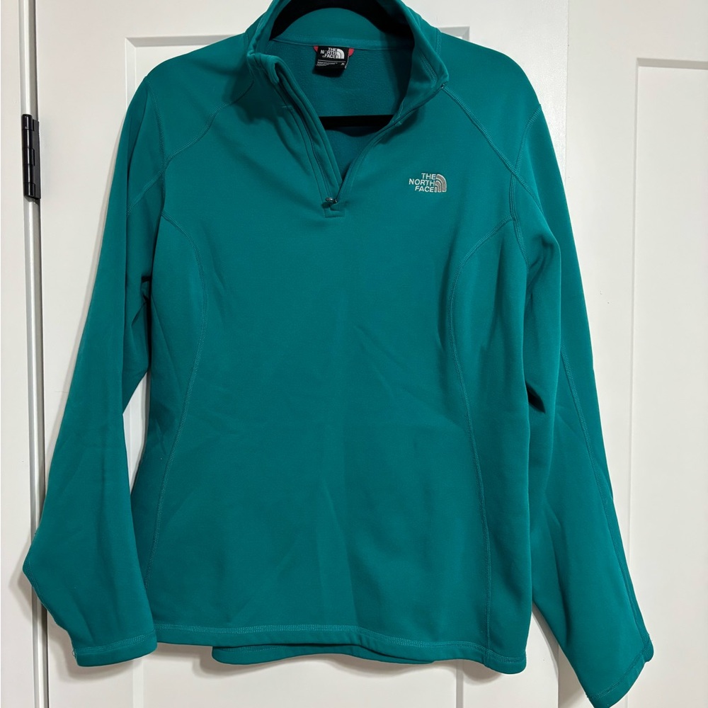 The North Face Turquoise Quarter-Zip Fleece